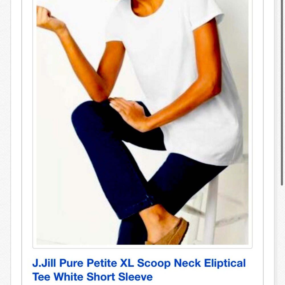 J Jill xl white T-shirt